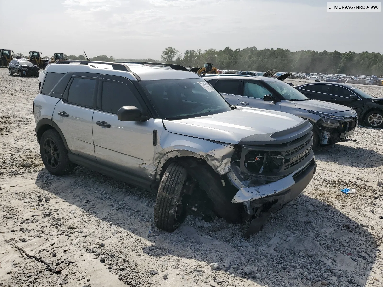 2022 Ford Bronco Sport VIN: 3FMCR9A67NRD04990 Lot: 64564584