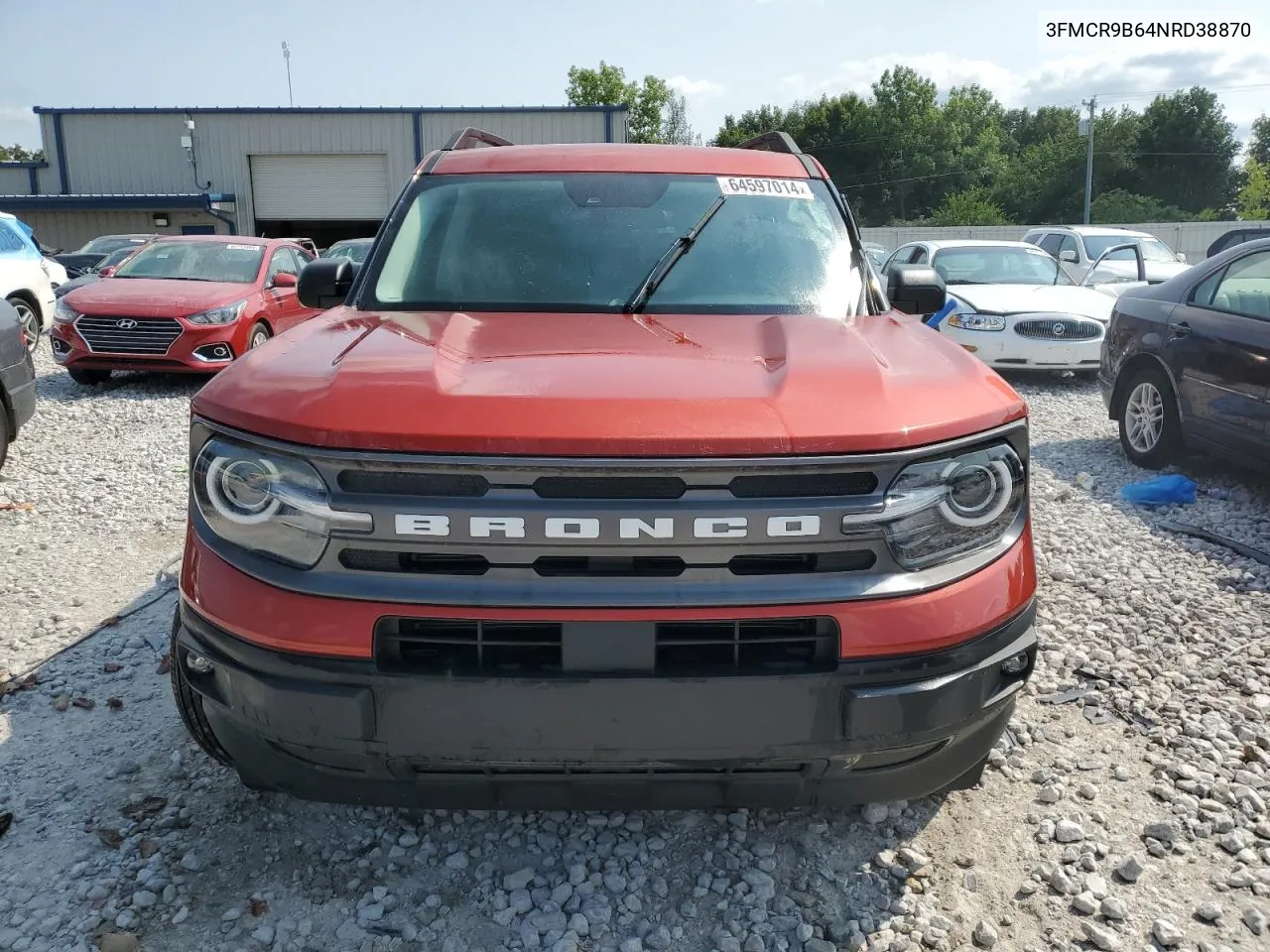 2022 Ford Bronco Sport Big Bend VIN: 3FMCR9B64NRD38870 Lot: 64597014