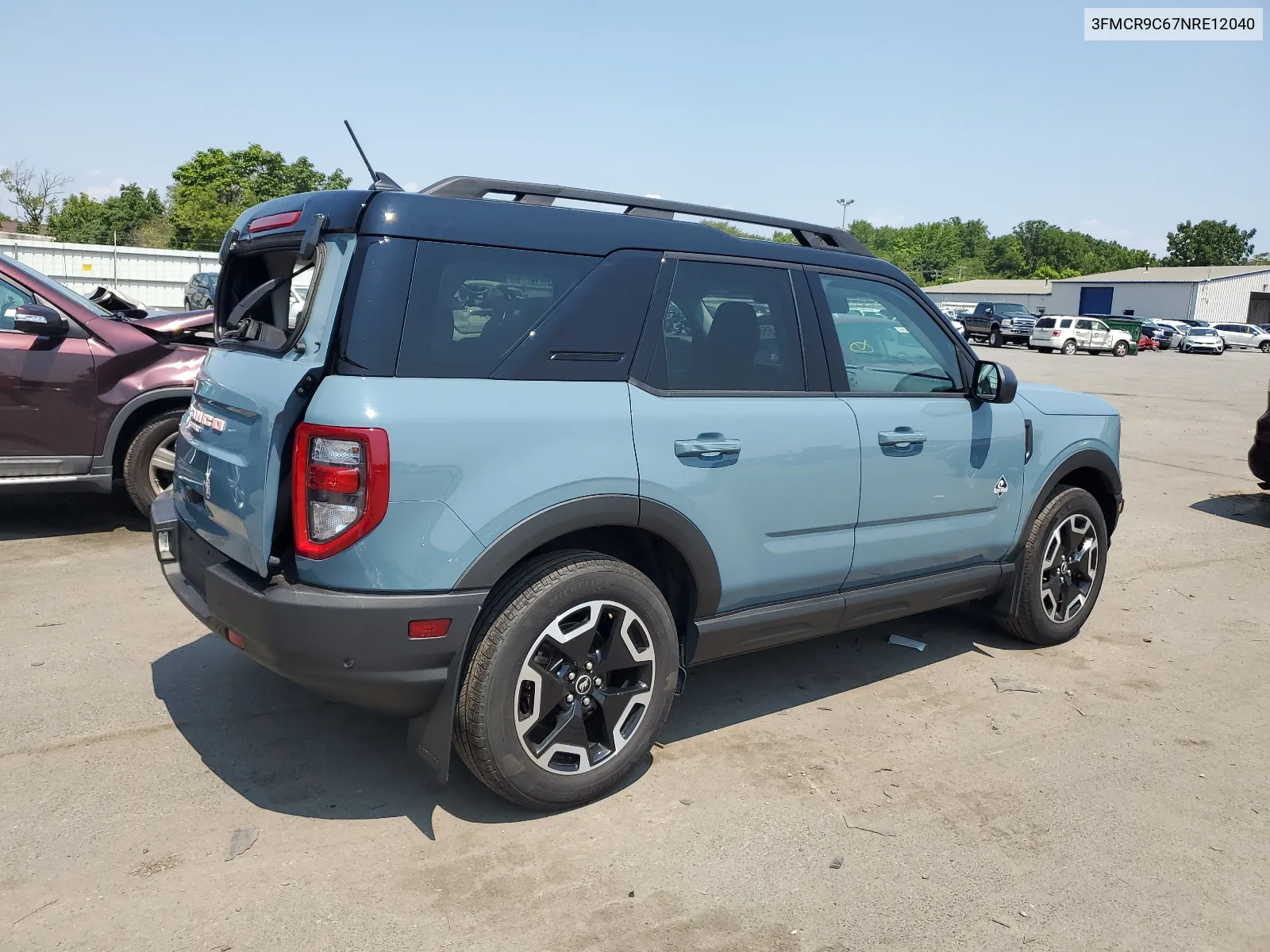 2022 Ford Bronco Sport Outer Banks VIN: 3FMCR9C67NRE12040 Lot: 65059124