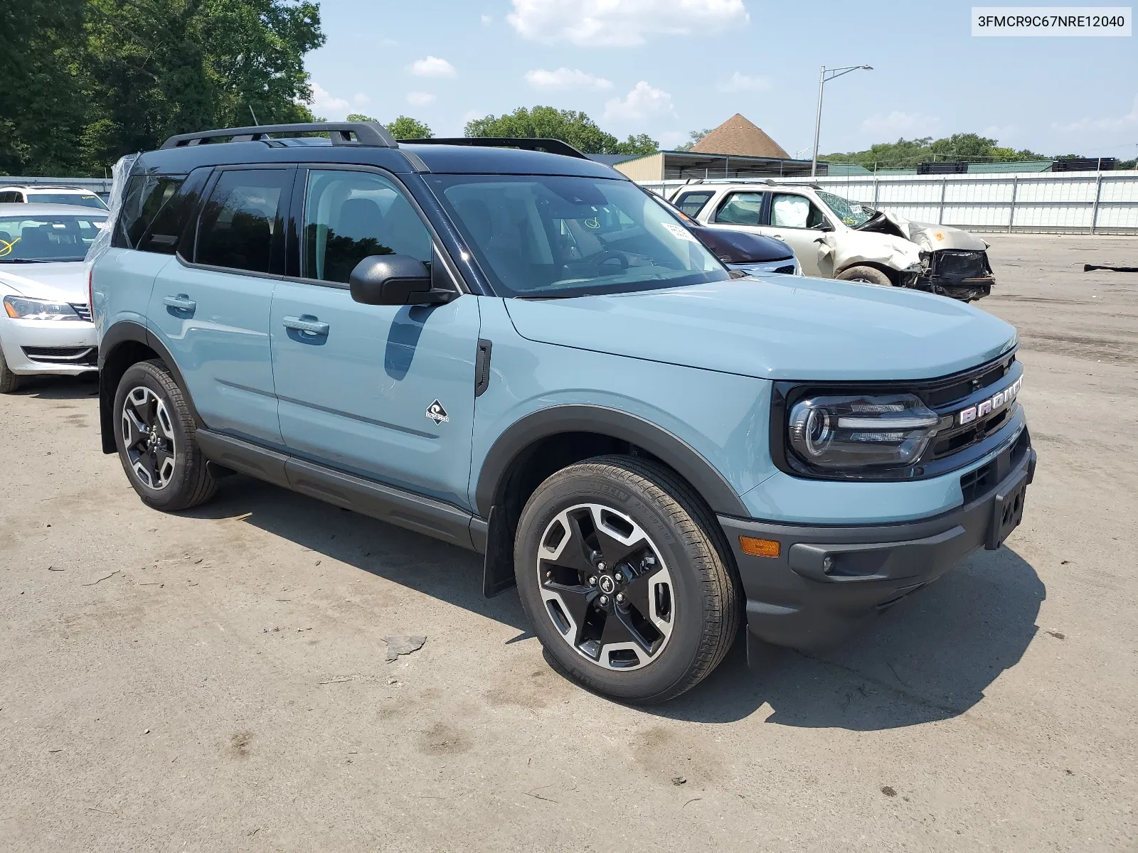 2022 Ford Bronco Sport Outer Banks VIN: 3FMCR9C67NRE12040 Lot: 65059124