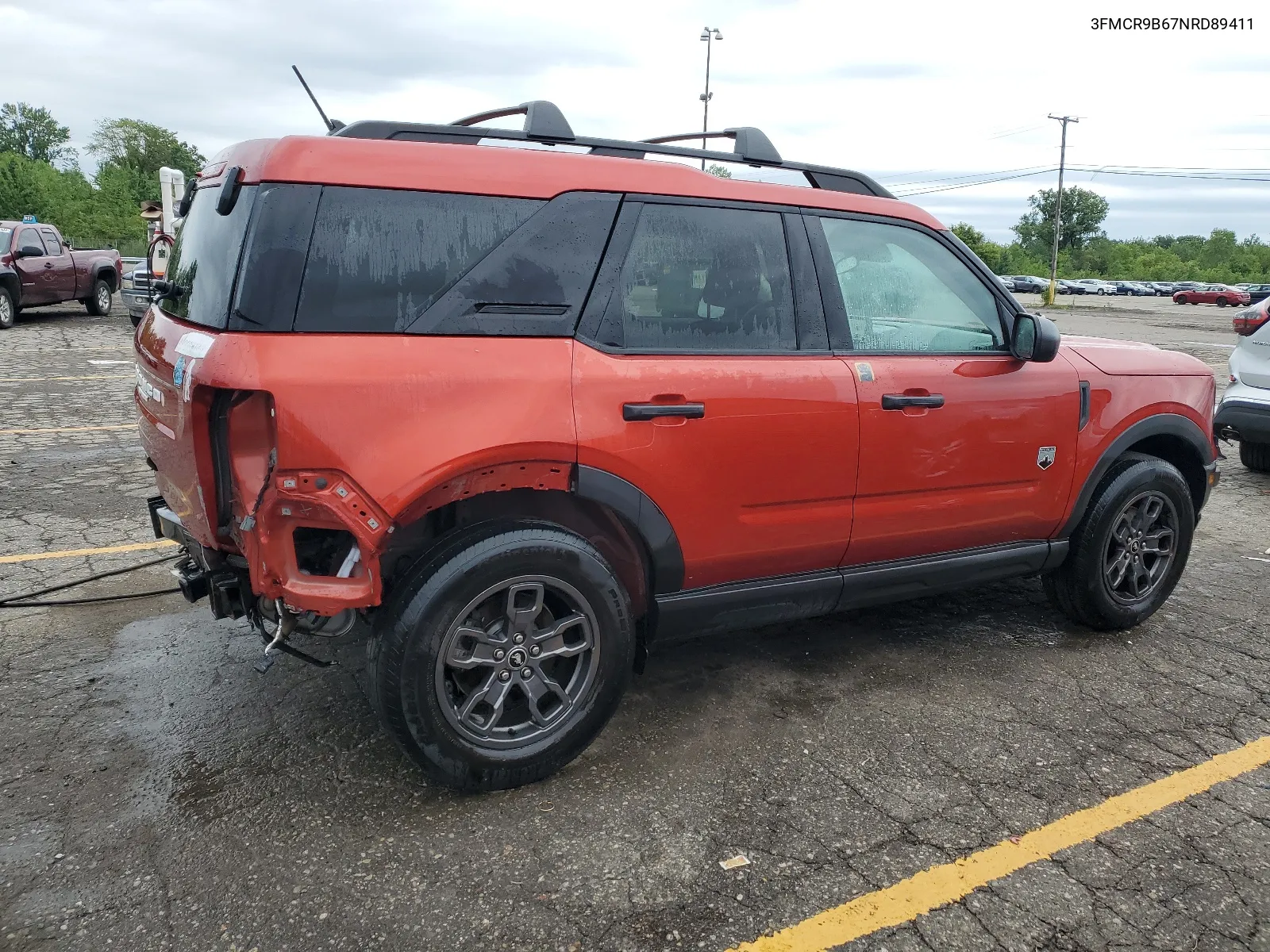 2022 Ford Bronco Sport Big Bend VIN: 3FMCR9B67NRD89411 Lot: 65593054