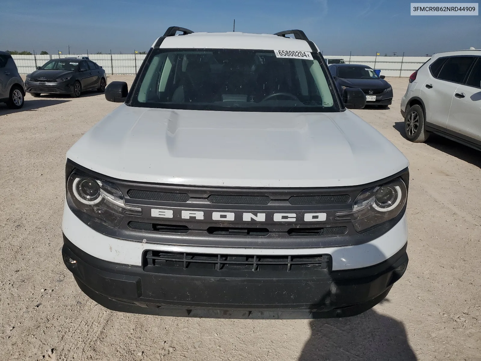 2022 Ford Bronco Sport Big Bend VIN: 3FMCR9B62NRD44909 Lot: 65800204