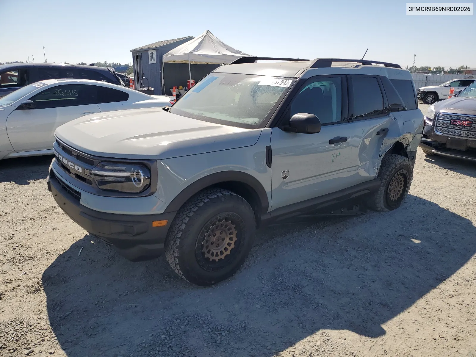 2022 Ford Bronco Sport Big Bend VIN: 3FMCR9B69NRD02026 Lot: 65815784