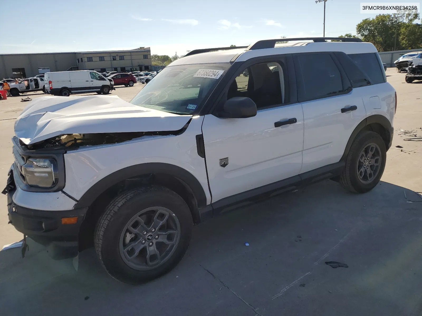 2022 Ford Bronco Sport Big Bend VIN: 3FMCR9B6XNRE34258 Lot: 67350294