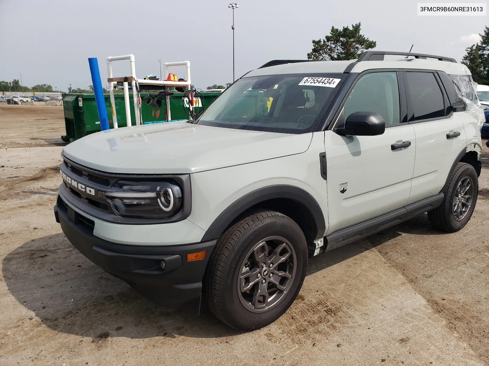 2022 Ford Bronco Sport Big Bend VIN: 3FMCR9B60NRE31613 Lot: 67554434