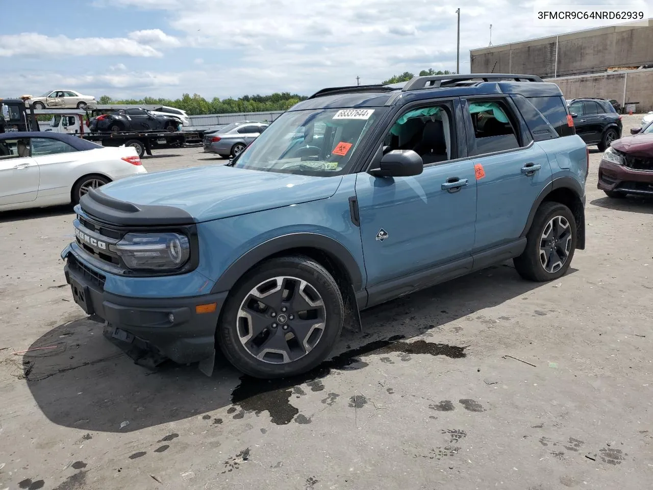 2022 Ford Bronco Sport Outer Banks VIN: 3FMCR9C64NRD62939 Lot: 68337644