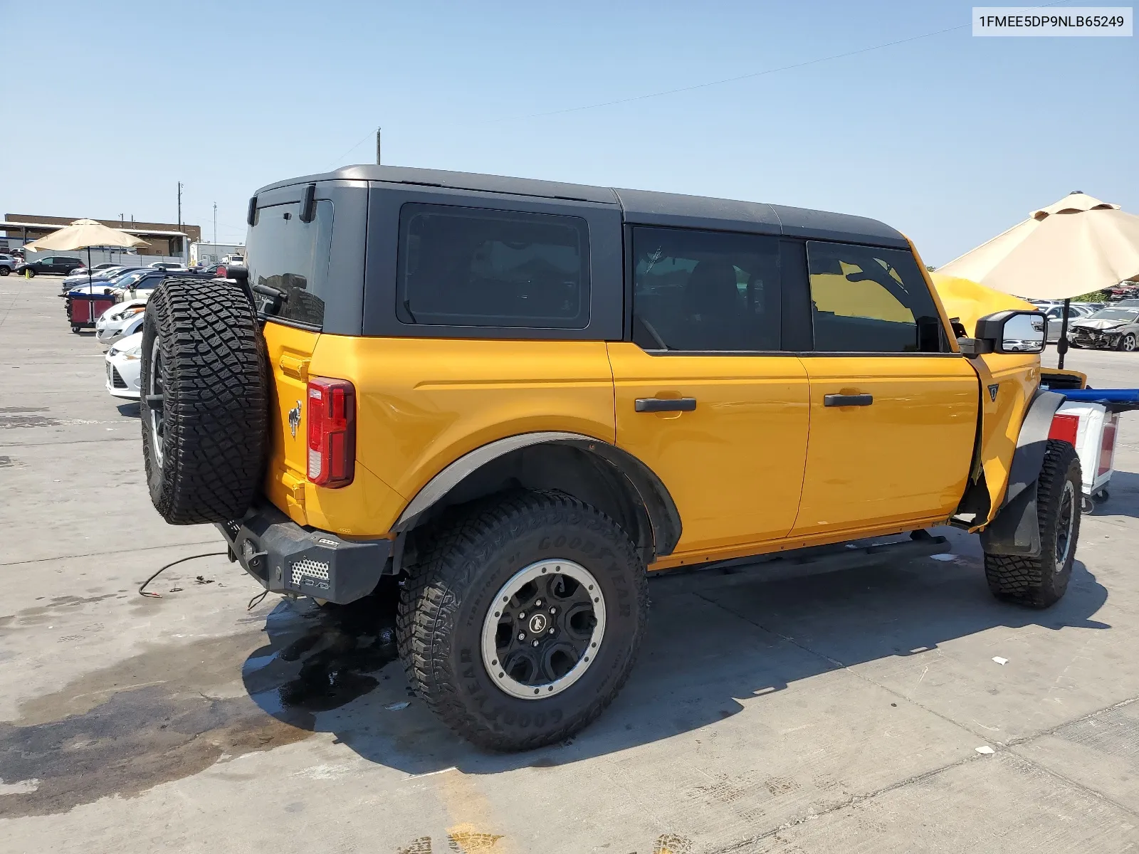 2022 Ford Bronco Base VIN: 1FMEE5DP9NLB65249 Lot: 75329754