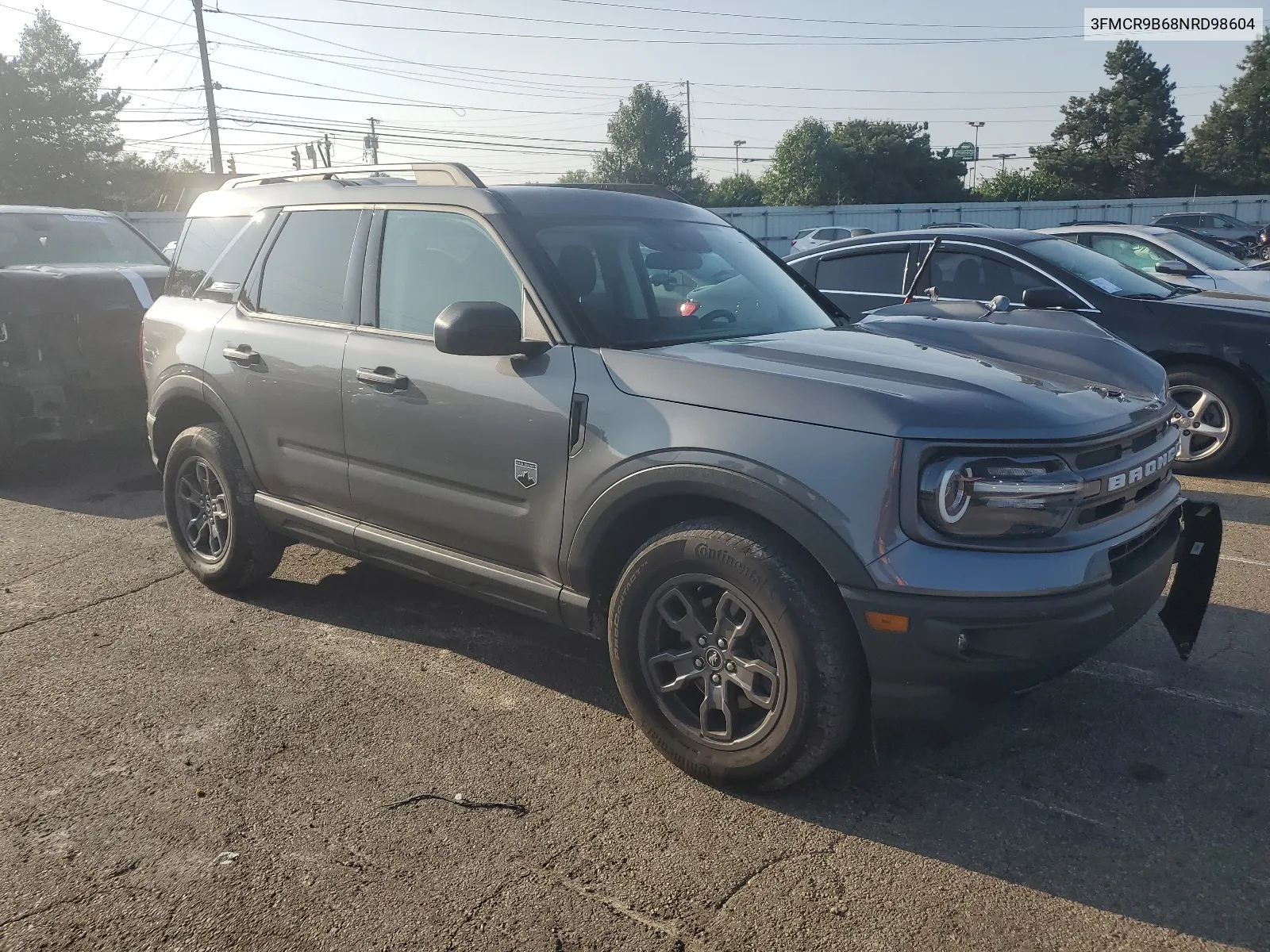 2022 Ford Bronco Sport Big Bend VIN: 3FMCR9B68NRD98604 Lot: 68677104