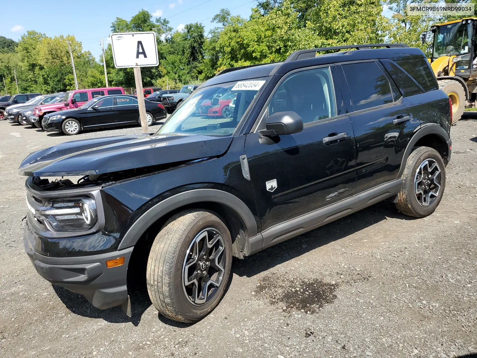 2022 Ford Bronco Sport Big Bend VIN: 3FMCR9B69NRD99034 Lot: 68842034