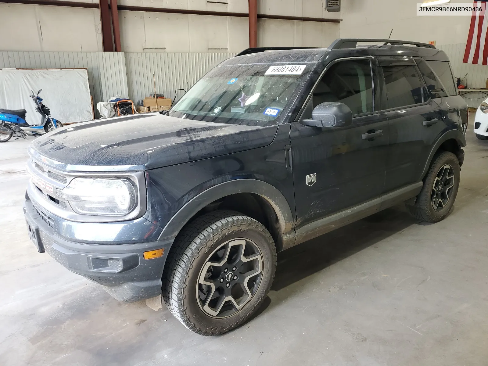 2022 Ford Bronco Sport Big Bend VIN: 3FMCR9B66NRD90436 Lot: 68881484