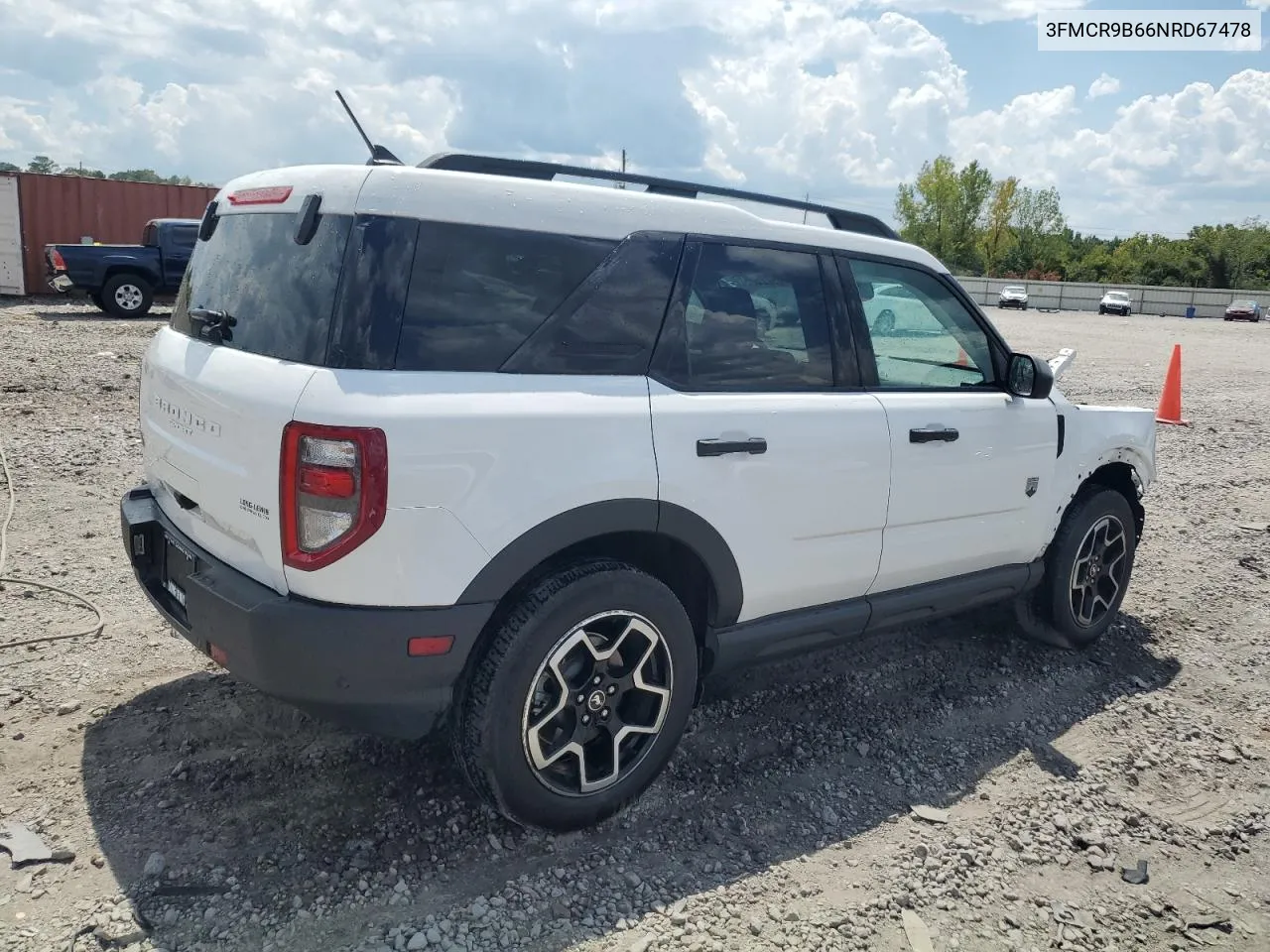 2022 Ford Bronco Sport Big Bend VIN: 3FMCR9B66NRD67478 Lot: 69225064