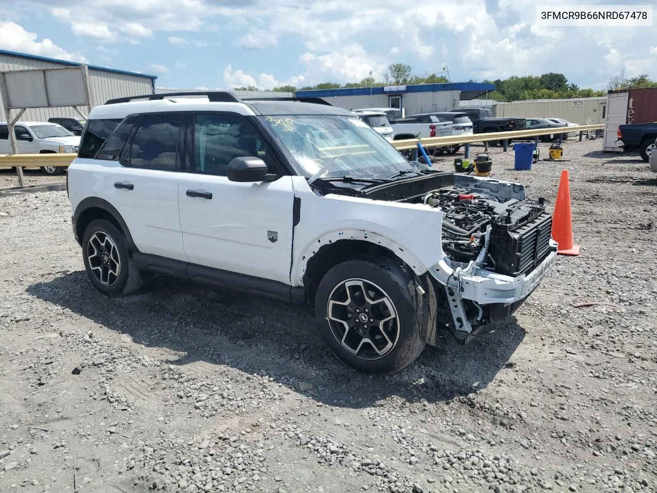 2022 Ford Bronco Sport Big Bend VIN: 3FMCR9B66NRD67478 Lot: 69225064