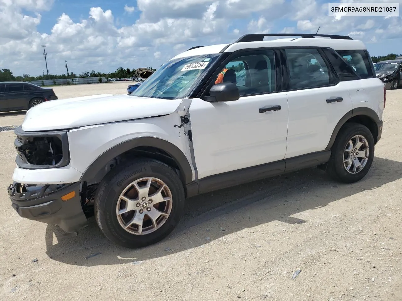 2022 Ford Bronco Sport VIN: 3FMCR9A68NRD21037 Lot: 69228254