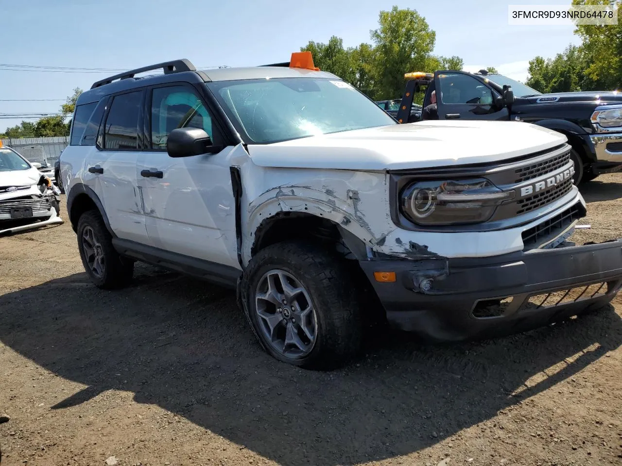 2022 Ford Bronco Sport Badlands VIN: 3FMCR9D93NRD64478 Lot: 69541134