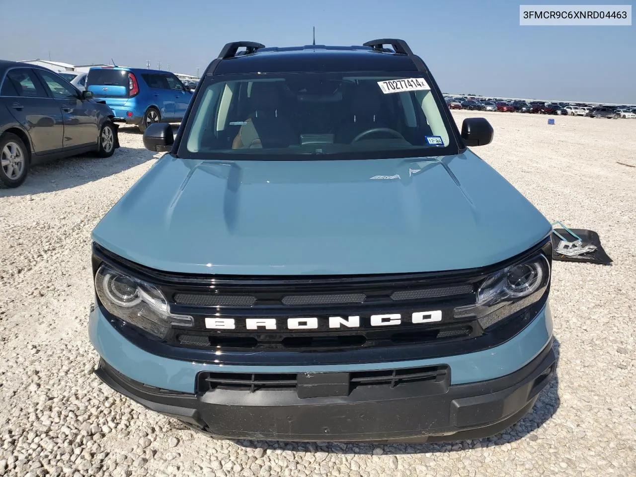 2022 Ford Bronco Sport Outer Banks VIN: 3FMCR9C6XNRD04463 Lot: 70277414