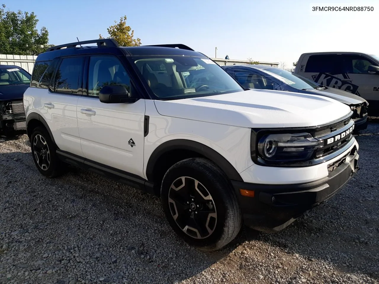 2022 Ford Bronco Sport Outer Banks VIN: 3FMCR9C64NRD88750 Lot: 70376334