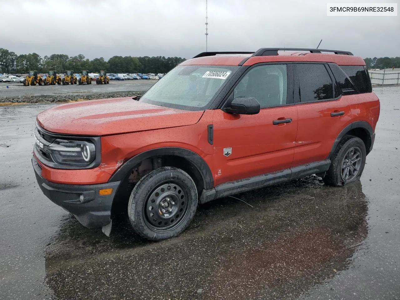 2022 Ford Bronco Sport Big Bend VIN: 3FMCR9B69NRE32548 Lot: 70506024