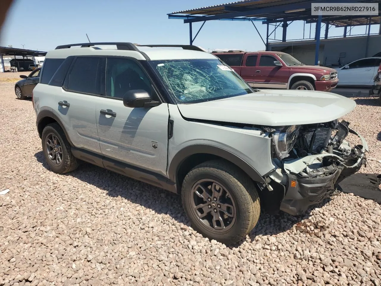 2022 Ford Bronco Sport Big Bend VIN: 3FMCR9B62NRD27916 Lot: 70728454