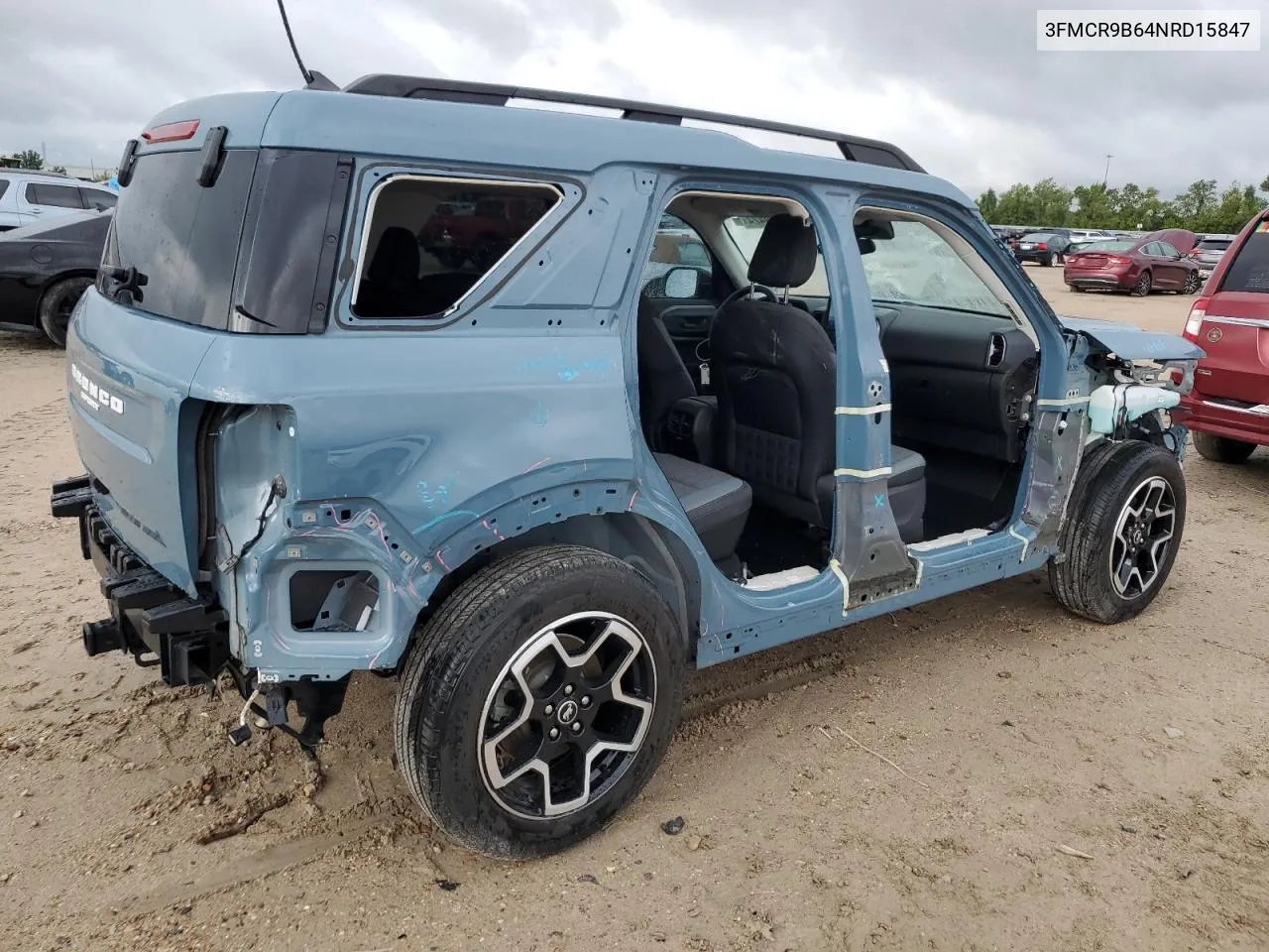 2022 Ford Bronco Sport Big Bend VIN: 3FMCR9B64NRD15847 Lot: 71119424