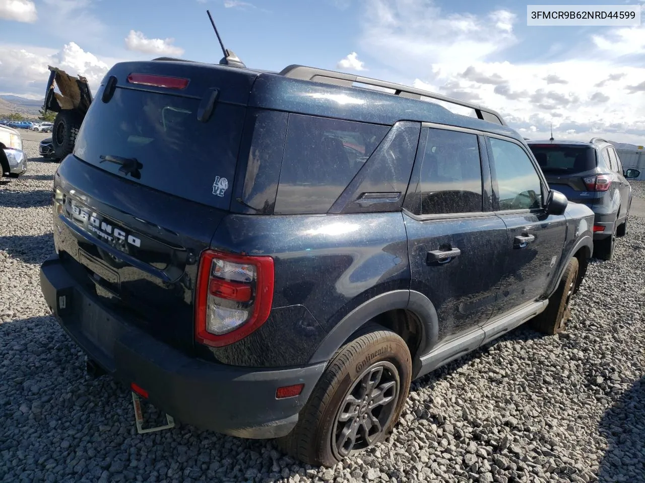 2022 Ford Bronco Sport Big Bend VIN: 3FMCR9B62NRD44599 Lot: 71191124