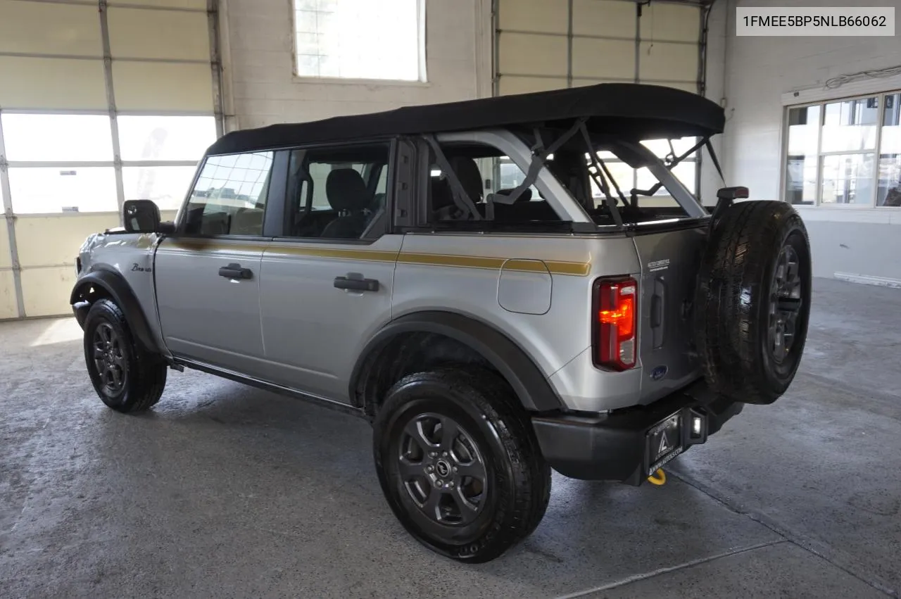 2022 Ford Bronco Base VIN: 1FMEE5BP5NLB66062 Lot: 71263894