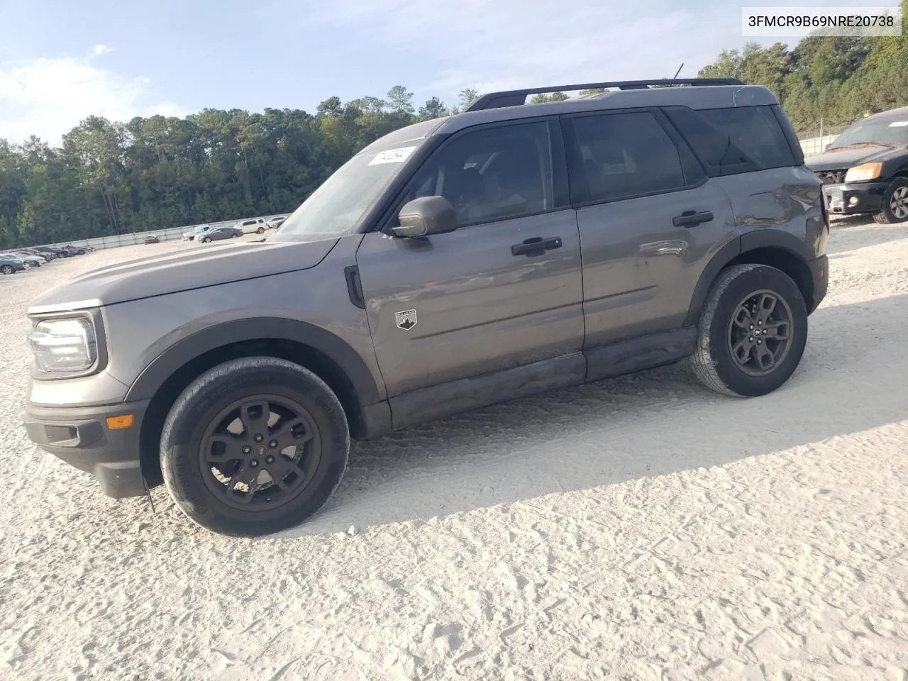 2022 Ford Bronco Sport Big Bend VIN: 3FMCR9B69NRE20738 Lot: 71432844