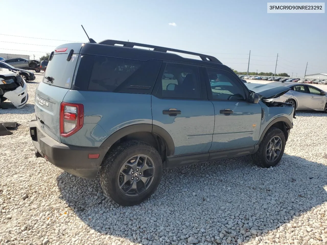 2022 Ford Bronco Sport Badlands VIN: 3FMCR9D90NRE23292 Lot: 71541764