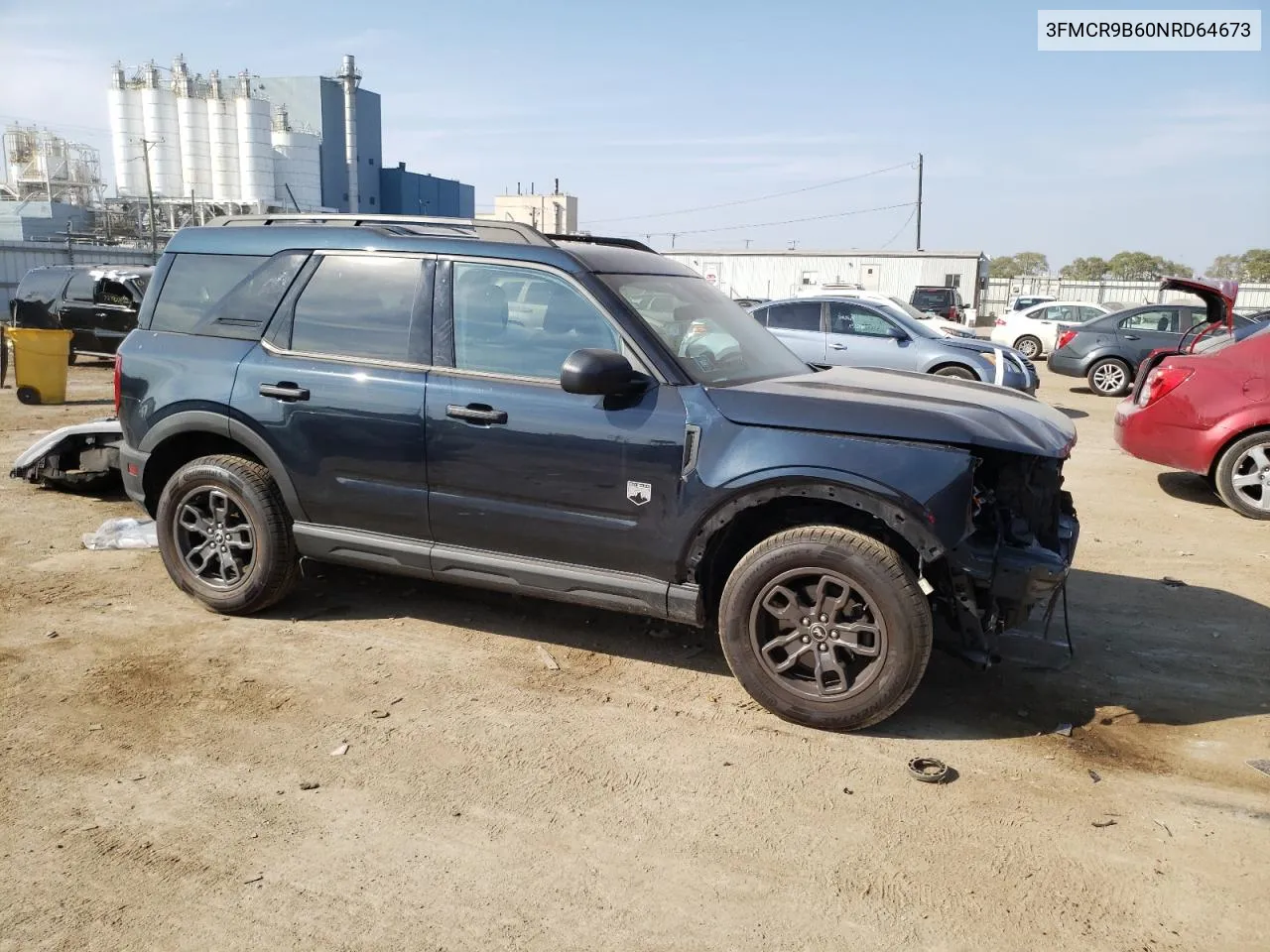 2022 Ford Bronco Sport Big Bend VIN: 3FMCR9B60NRD64673 Lot: 71556444