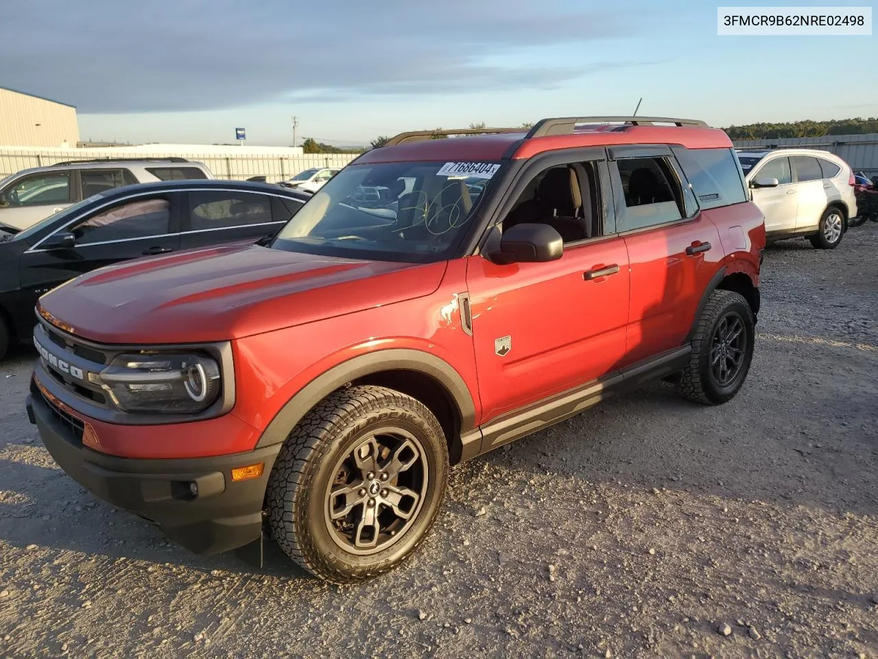 2022 Ford Bronco Sport Big Bend VIN: 3FMCR9B62NRE02498 Lot: 71686404