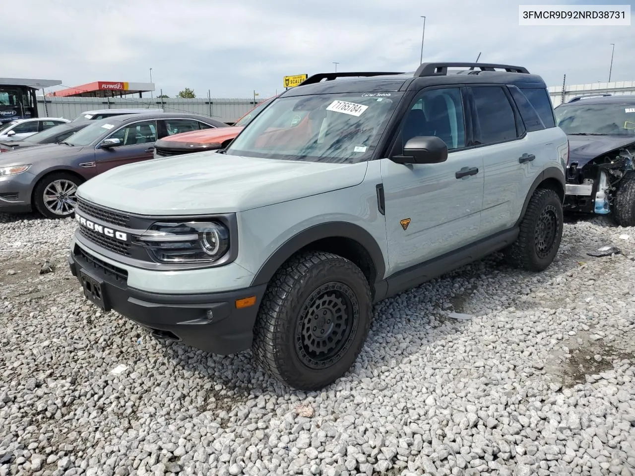 2022 Ford Bronco Sport Badlands VIN: 3FMCR9D92NRD38731 Lot: 71765784