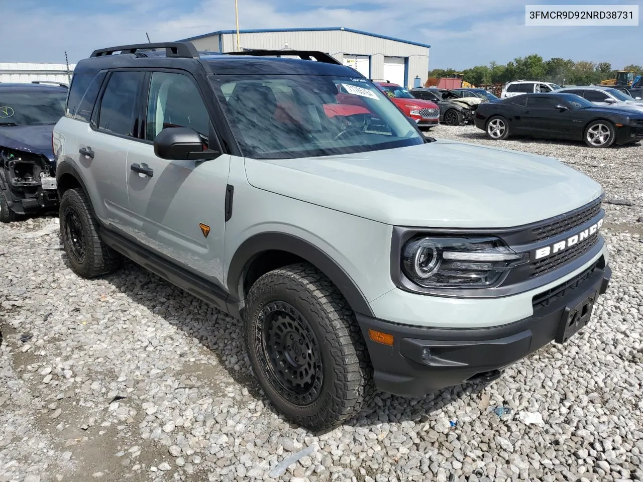 2022 Ford Bronco Sport Badlands VIN: 3FMCR9D92NRD38731 Lot: 71765784