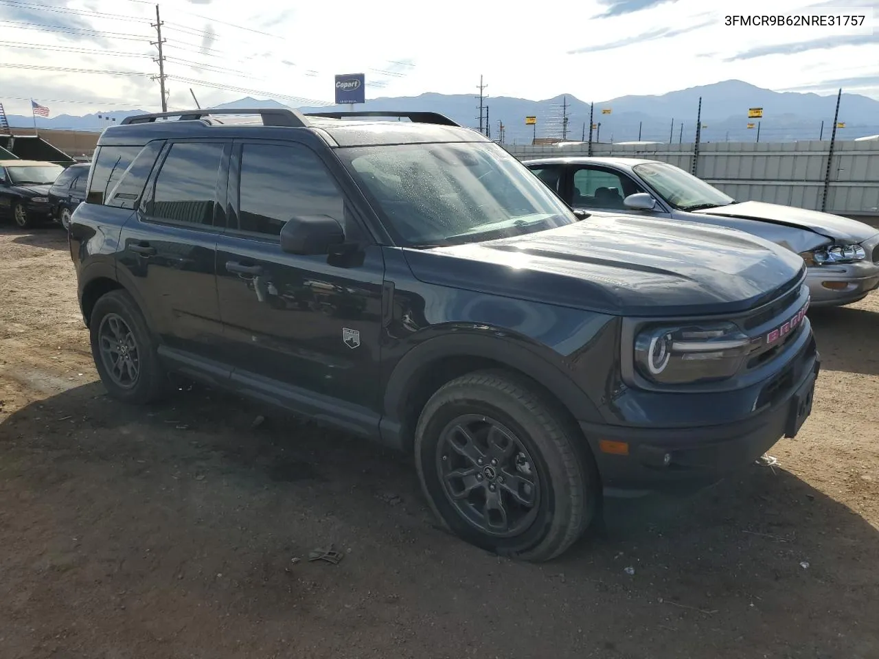 2022 Ford Bronco Sport Big Bend VIN: 3FMCR9B62NRE31757 Lot: 71832364