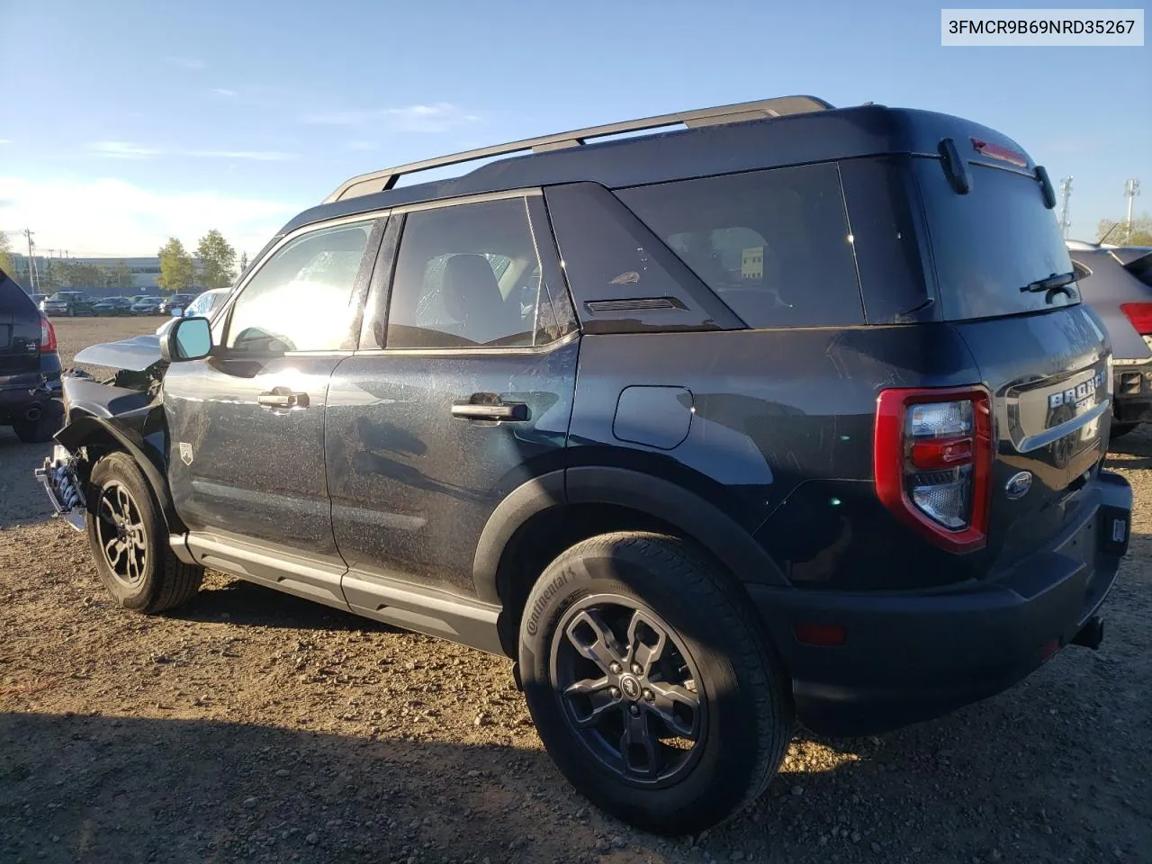 2022 Ford Bronco Sport Big Bend VIN: 3FMCR9B69NRD35267 Lot: 71940114