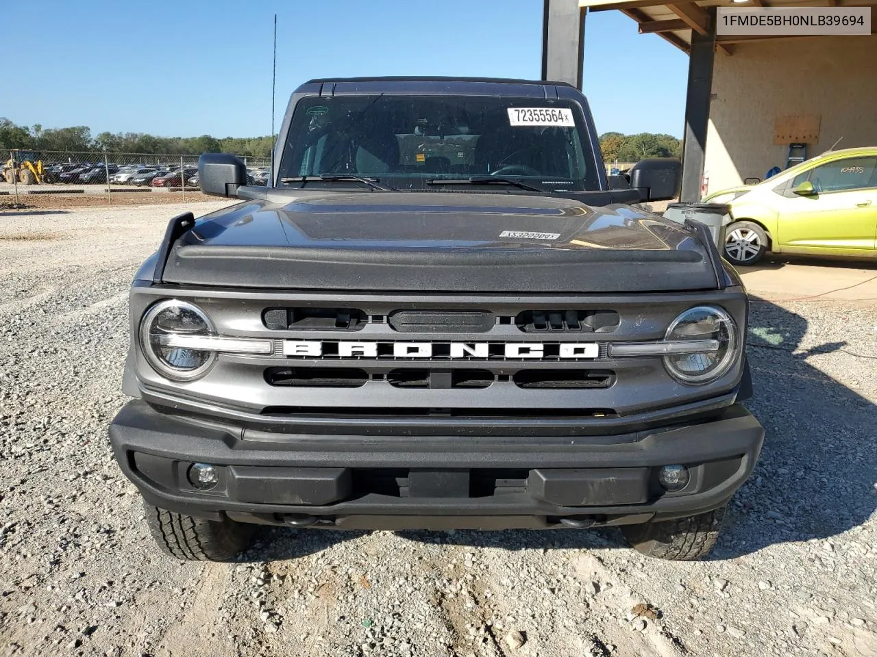 2022 Ford Bronco Base VIN: 1FMDE5BH0NLB39694 Lot: 72355564