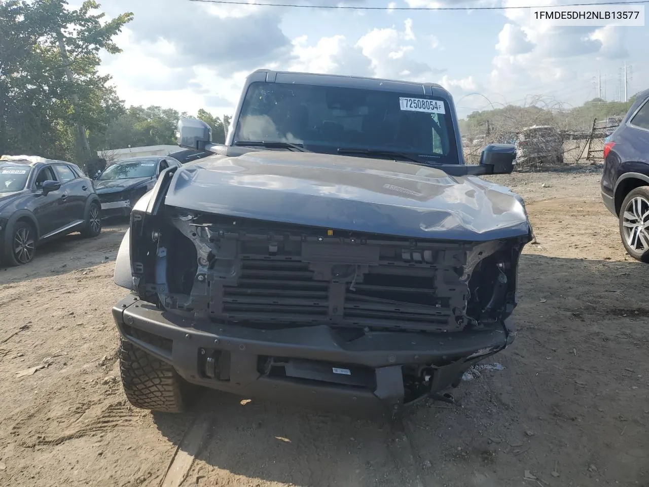 2022 Ford Bronco Base VIN: 1FMDE5DH2NLB13577 Lot: 72508054