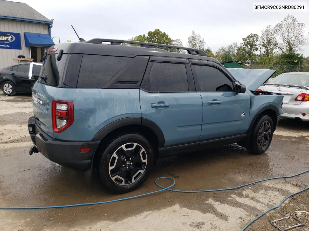 2022 Ford Bronco Sport Outer Banks VIN: 3FMCR9C62NRD80291 Lot: 72821084