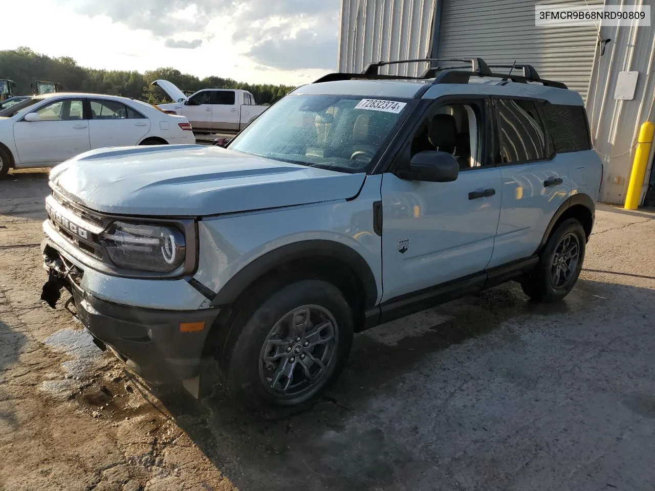 2022 Ford Bronco Sport Big Bend VIN: 3FMCR9B68NRD90809 Lot: 72832374