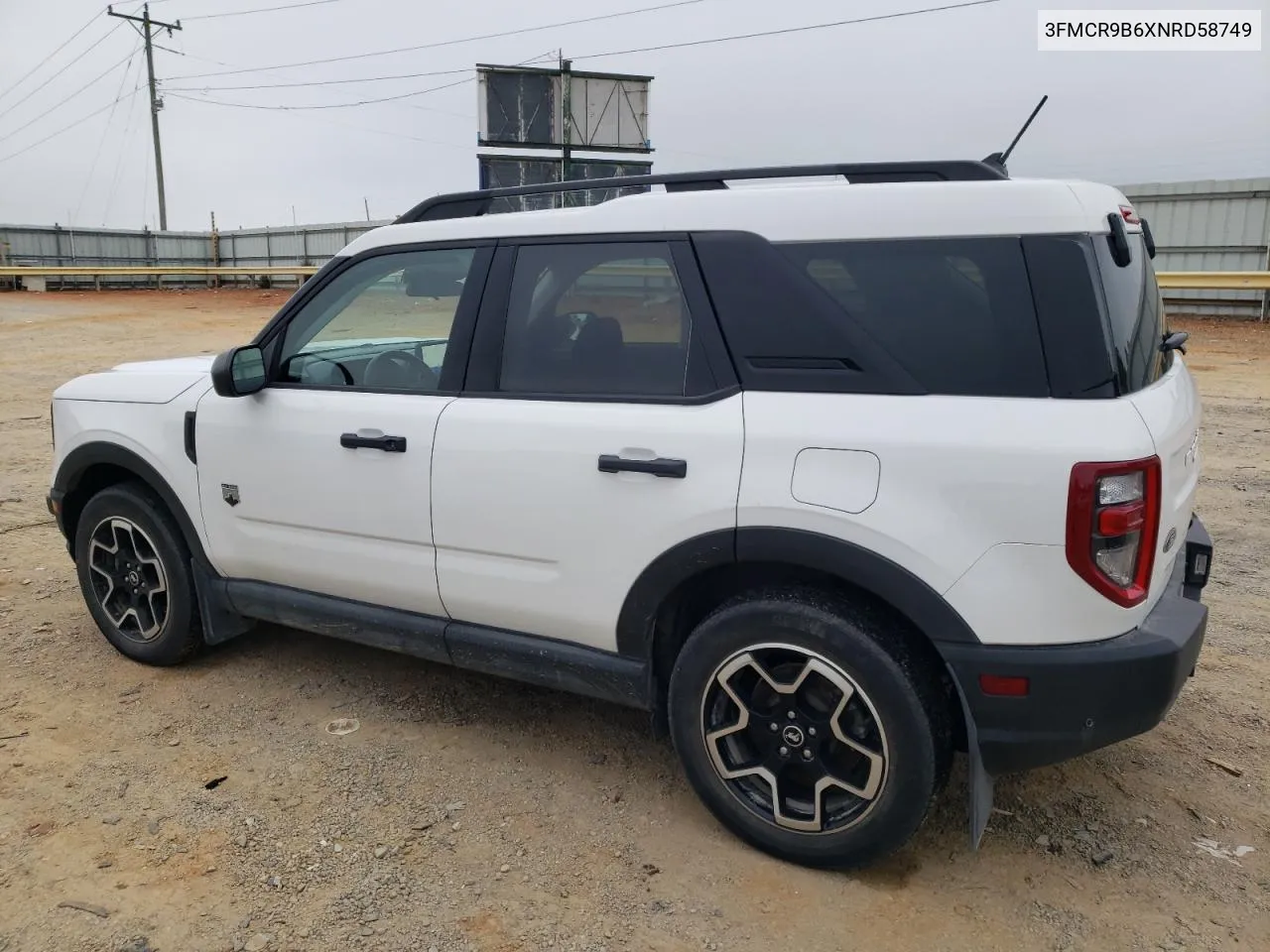 2022 Ford Bronco Sport Big Bend VIN: 3FMCR9B6XNRD58749 Lot: 72892344