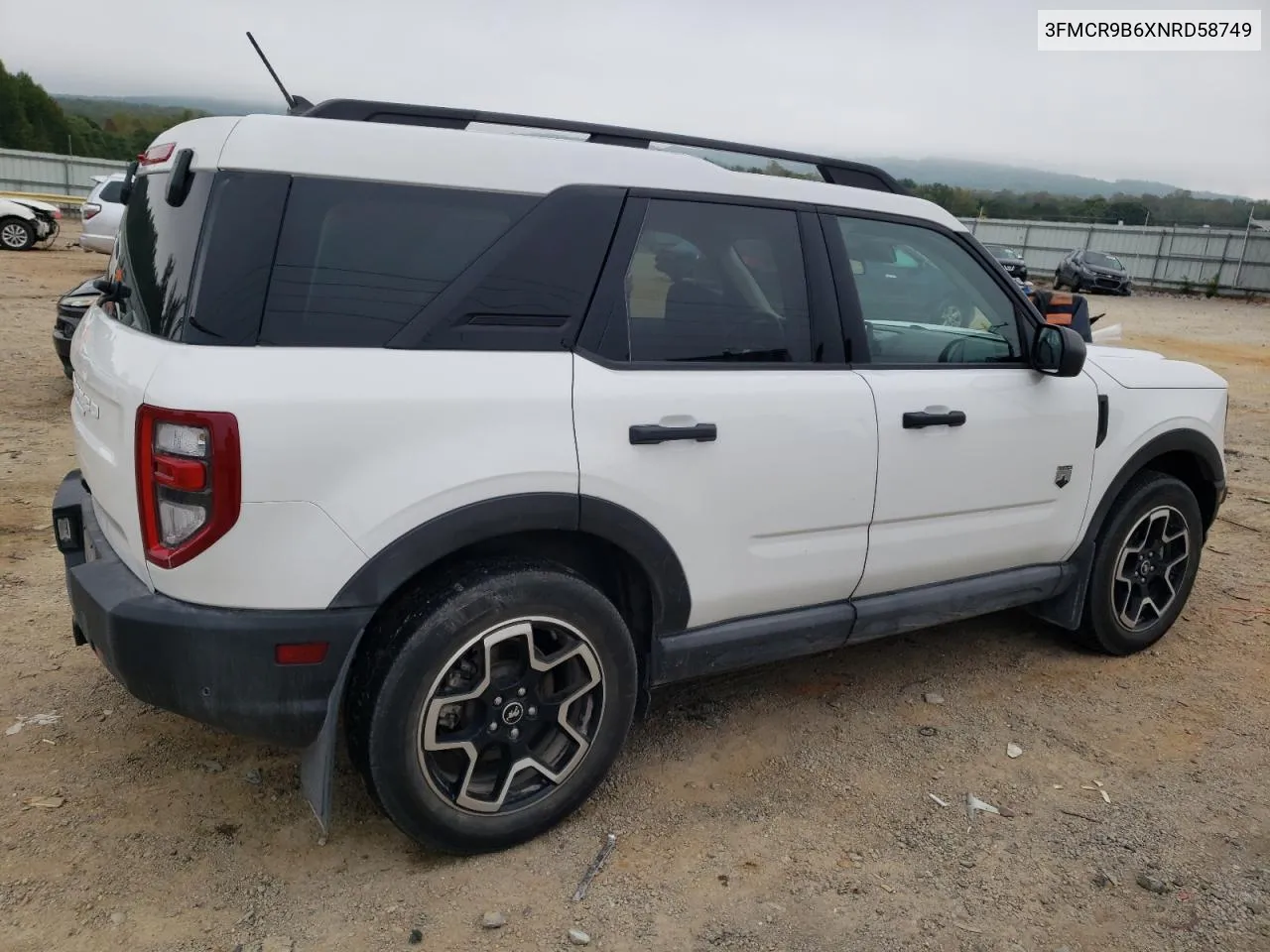 2022 Ford Bronco Sport Big Bend VIN: 3FMCR9B6XNRD58749 Lot: 72892344