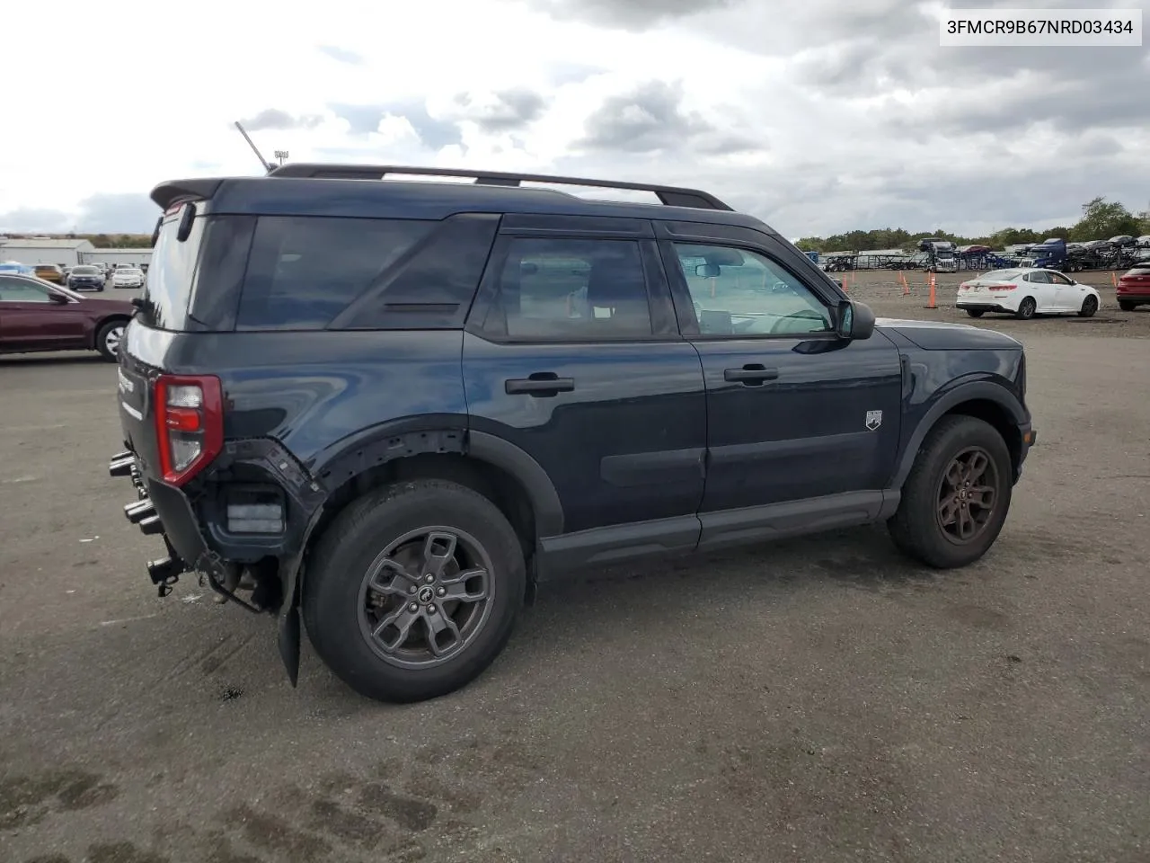 2022 Ford Bronco Sport Big Bend VIN: 3FMCR9B67NRD03434 Lot: 73296884