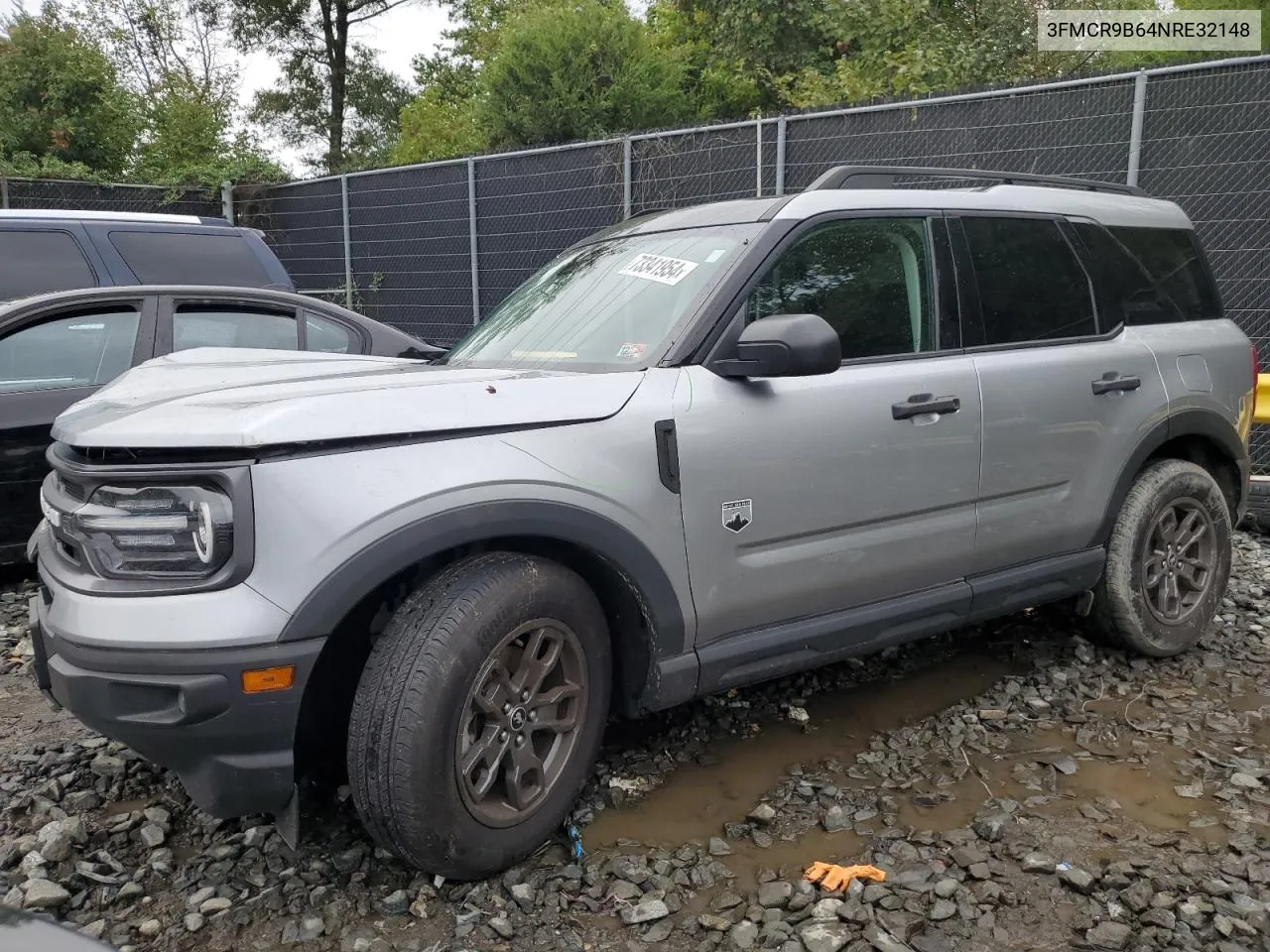 2022 Ford Bronco Sport Big Bend VIN: 3FMCR9B64NRE32148 Lot: 73341954