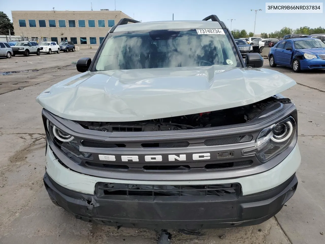 2022 Ford Bronco Sport Big Bend VIN: 3FMCR9B66NRD37834 Lot: 73740734