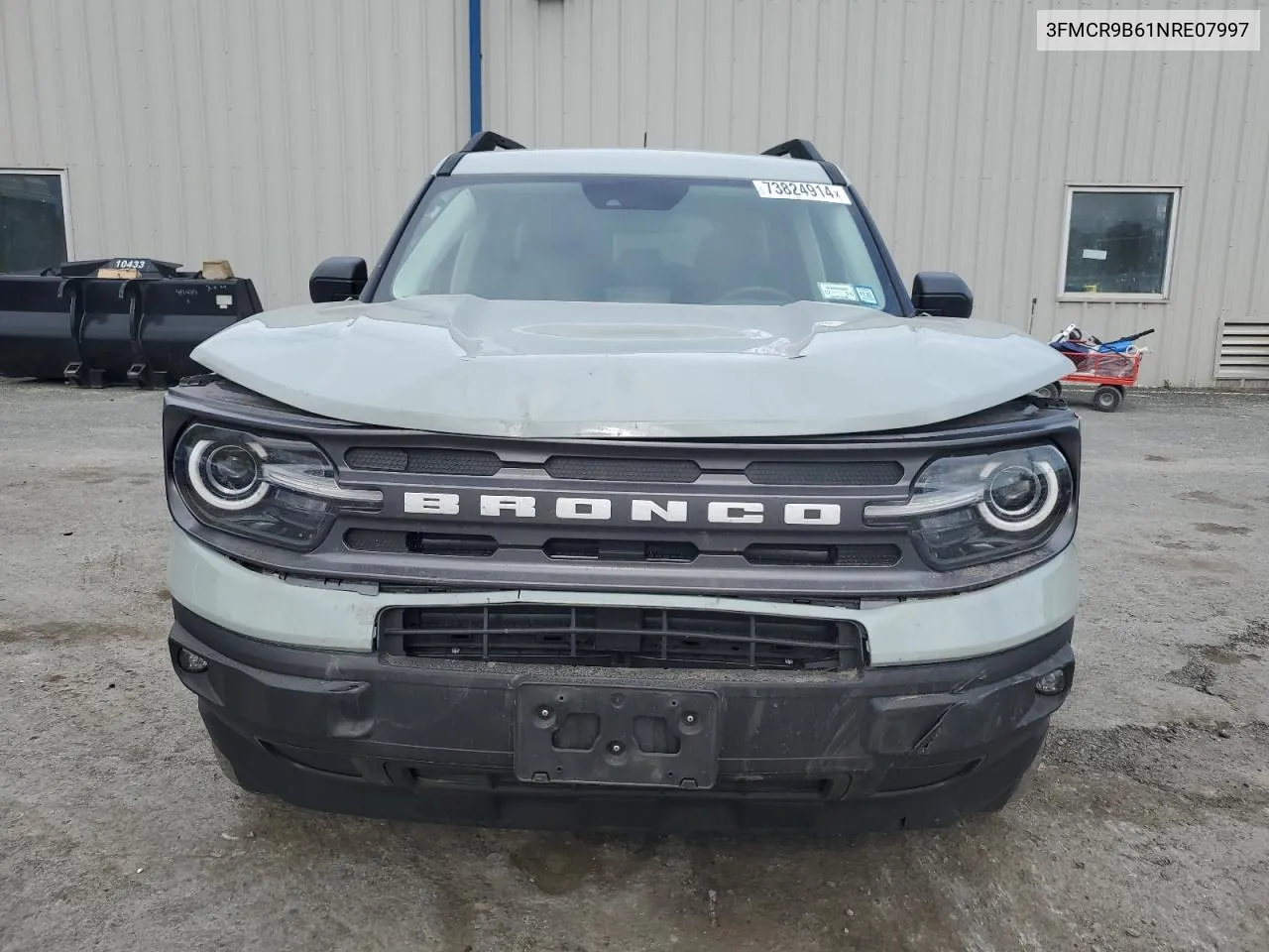 2022 Ford Bronco Sport Big Bend VIN: 3FMCR9B61NRE07997 Lot: 73824914