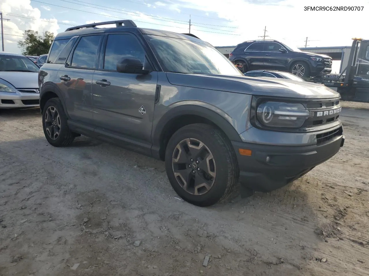 2022 Ford Bronco Sport Outer Banks VIN: 3FMCR9C62NRD90707 Lot: 73933494