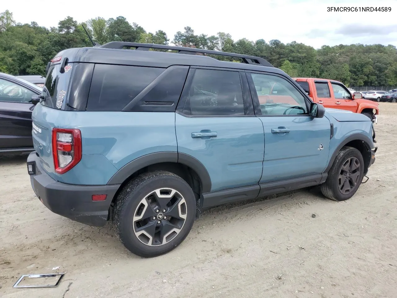 2022 Ford Bronco Sport Outer Banks VIN: 3FMCR9C61NRD44589 Lot: 73950234