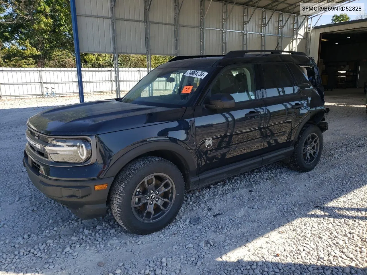 2022 Ford Bronco Sport Big Bend VIN: 3FMCR9B69NRD52828 Lot: 74064034