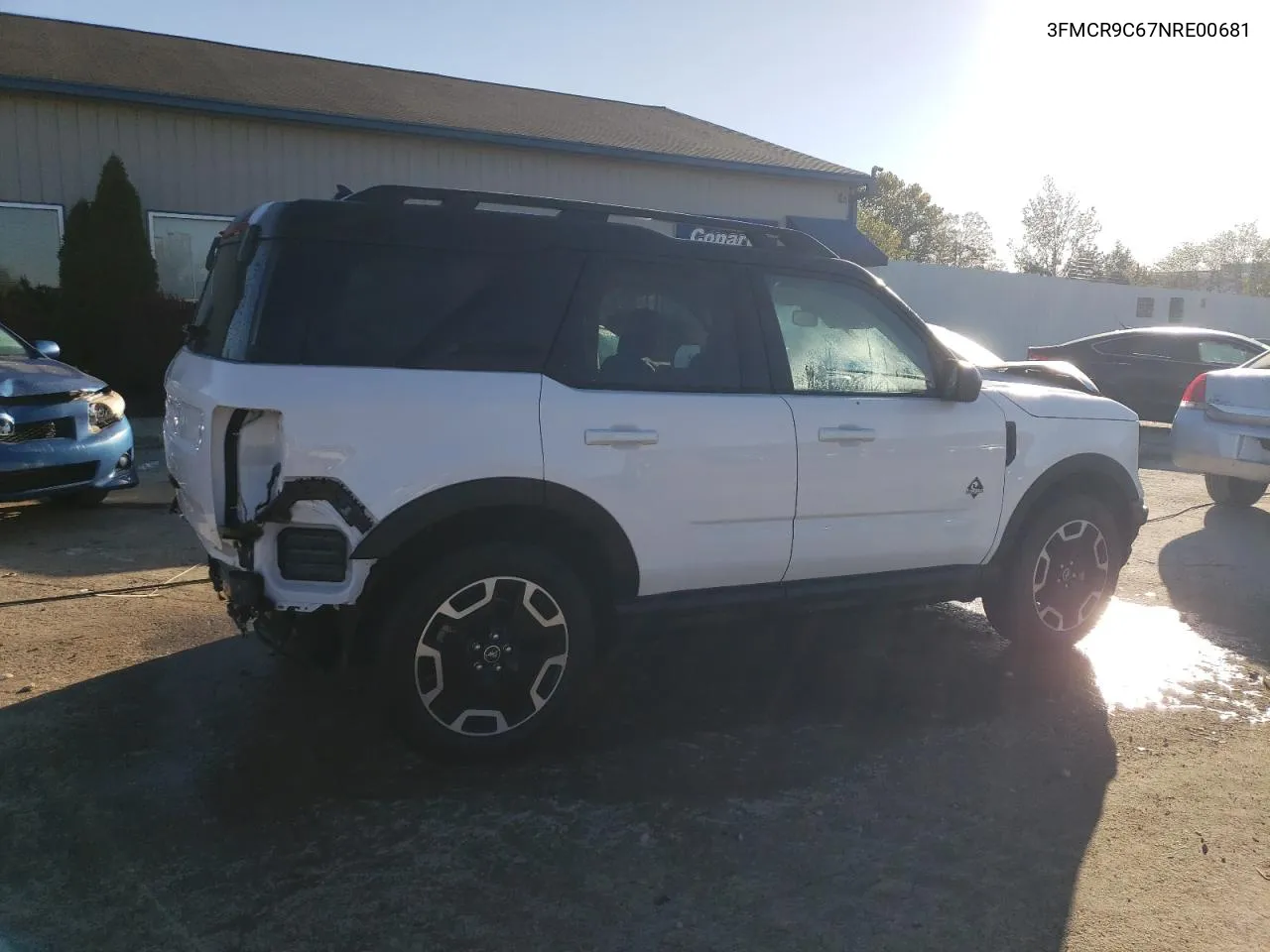 2022 Ford Bronco Sport Outer Banks VIN: 3FMCR9C67NRE00681 Lot: 74088754