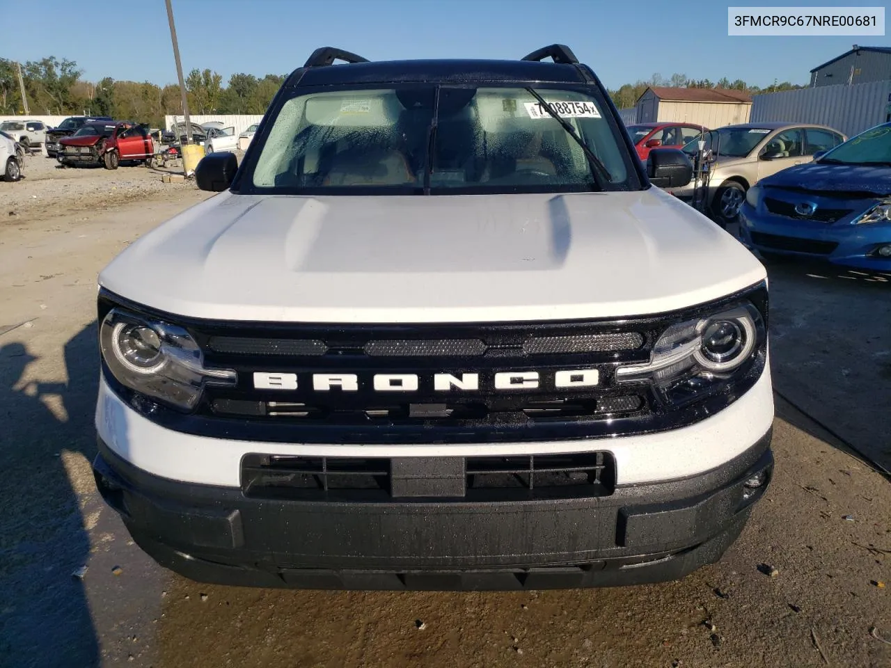 3FMCR9C67NRE00681 2022 Ford Bronco Sport Outer Banks