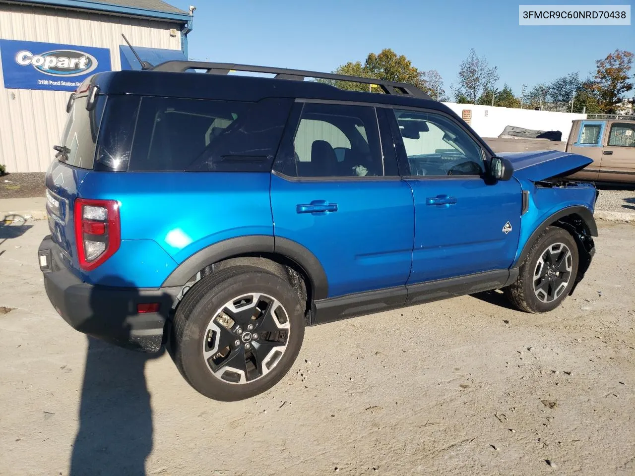 2022 Ford Bronco Sport Outer Banks VIN: 3FMCR9C60NRD70438 Lot: 74109724