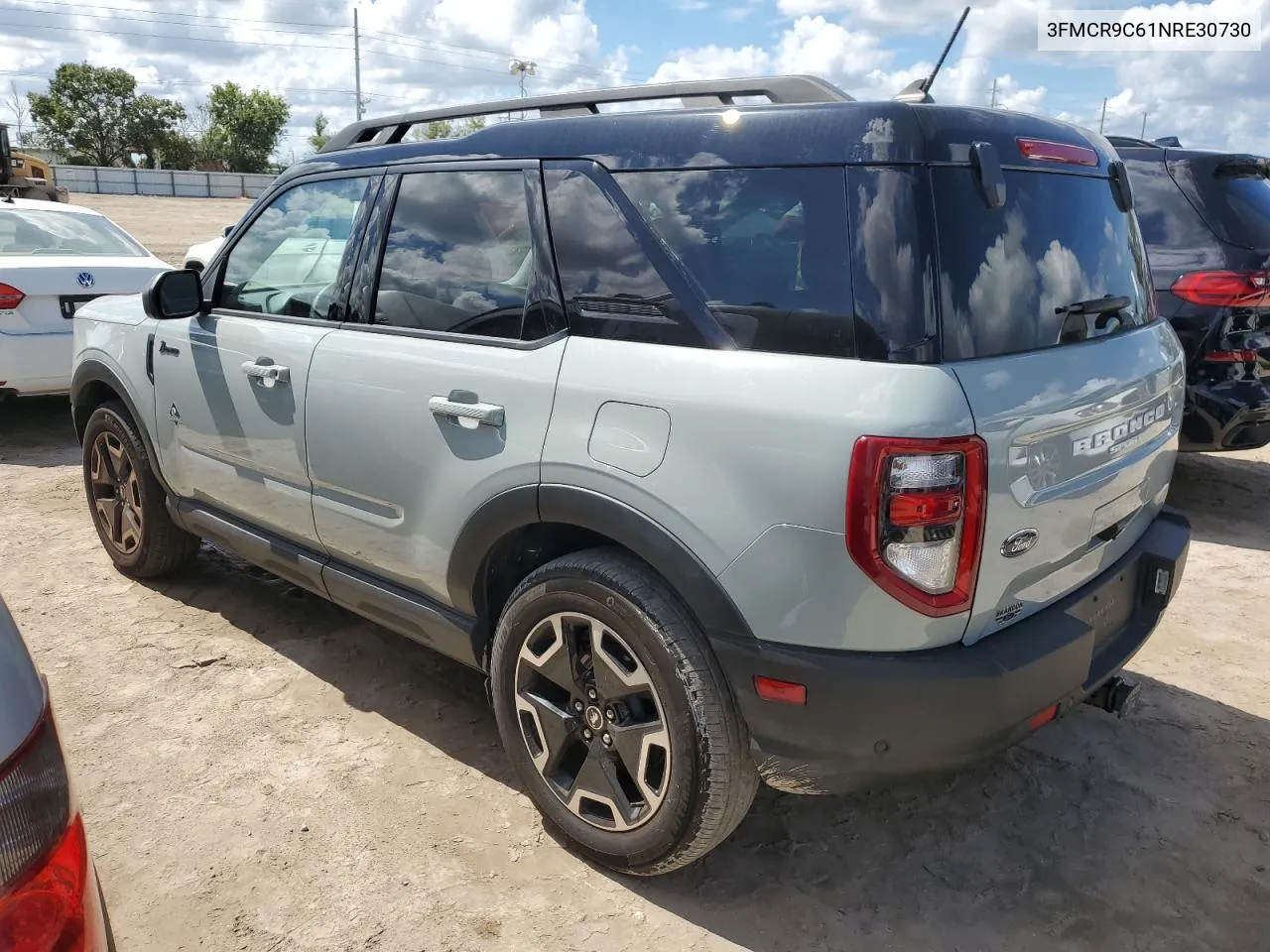 2022 Ford Bronco Sport Outer Banks VIN: 3FMCR9C61NRE30730 Lot: 74173234